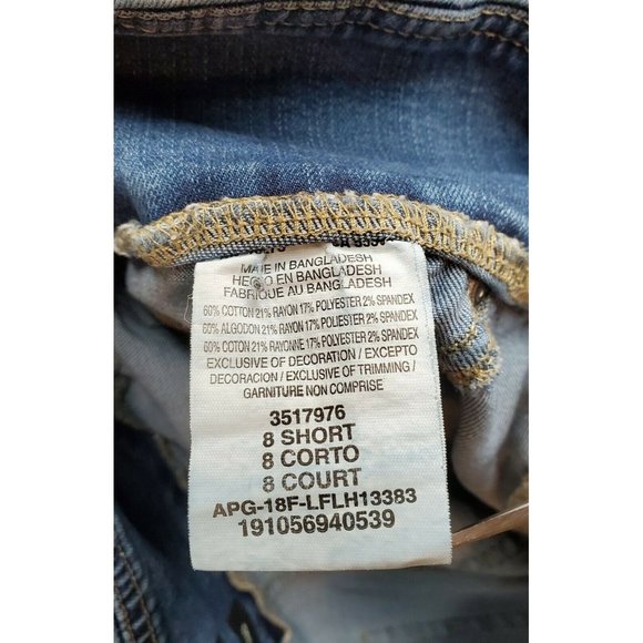 Lee Slim Fit Slim Leg Mid Rise Size 8 Short Women Sculpting Blue Jeans - Picture 9 of 9